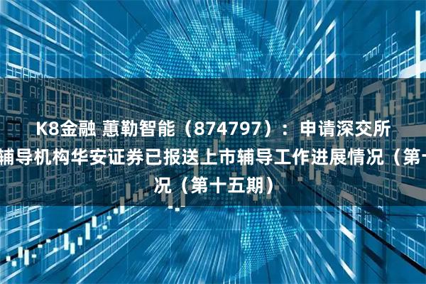 K8金融 蕙勒智能（874797）：申请深交所上市，辅导机构华安证券已报送上市辅导工作进展情况（第十五期）